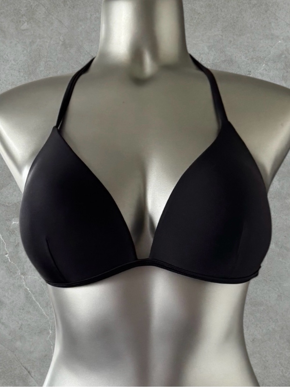 $10 Add-on | Black Halter Bikini Top